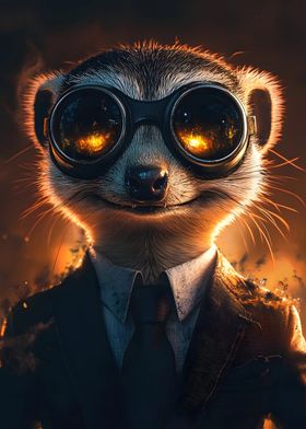 Meerkat in Goggles