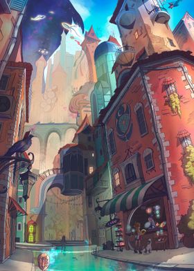 Fantasy Cityscape