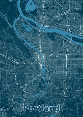 Portland City Map