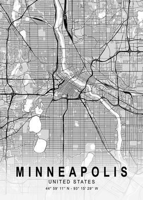 Minneapolis Light Map