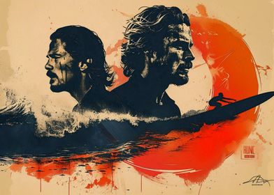 Point Break movie poster Silhouette