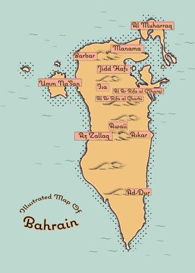 Bahrain Map