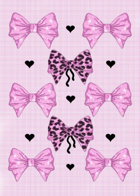 Pink Bow Pattern