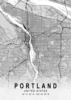 Portland City Map