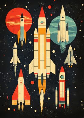 Retro Rocket Launch