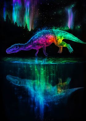 Dinosaur Aurora Borealis