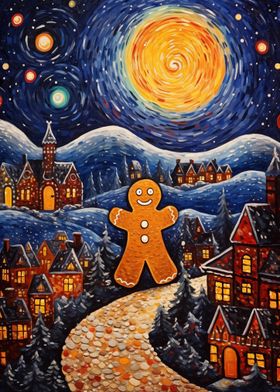 Xmas Gingerbread Man