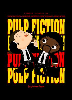 Pulp Fiction Chibi Art