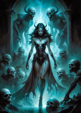 Lilith, Queen of Demons, Dark Fantasy 