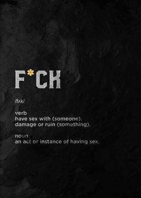 F*CK Word Definition