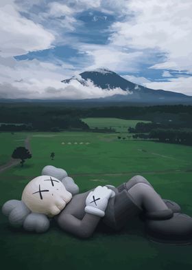 Kaws Figure at Mountain