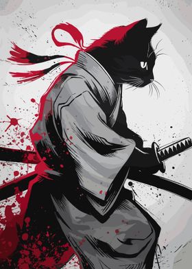 Samurai Cat