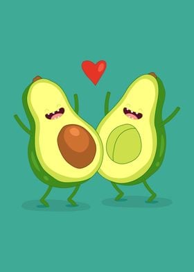 Avocado Love Together Romance