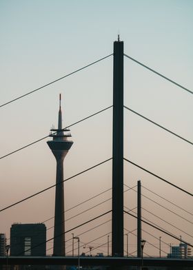 Bridge Tower Silhouette