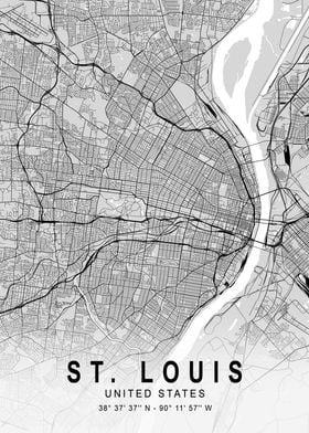 St. Louis Light Map