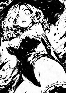 Black and White Witch Manga