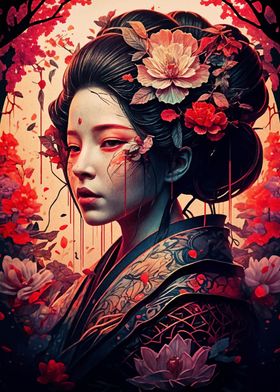 Geisha Samurai Japan 