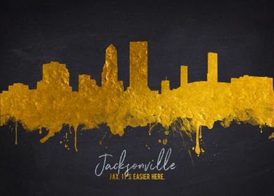 Jacksonville Skyline Glitter