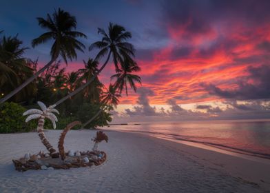 Tropical Sunset Beach