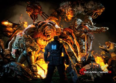 Gears of War 3 Poster