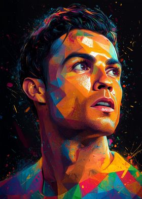 Cristiano Ronaldo Pop art