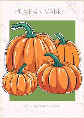 Pumpkin Market Poster