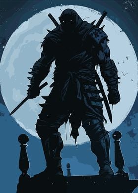 Shadow Ninja Silhouette