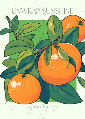 Orange Tree Illustration