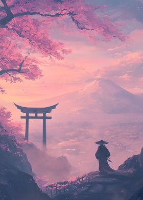 Japanese Mountain Landscape