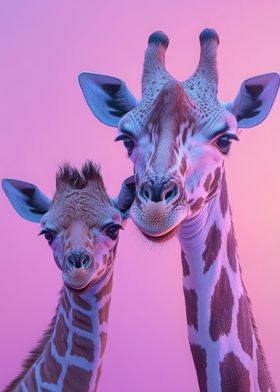 Giraffe Family Portrait