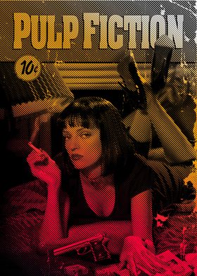 Pulp Fiction Mia Wallace Poster