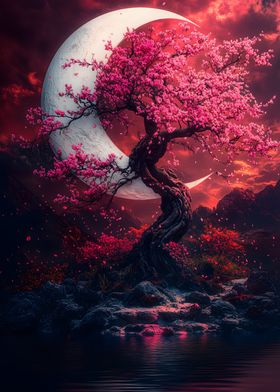 Cherry Blossom Moon