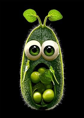 Pea Pod Character