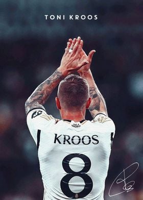 Toni Kroos Football Poster