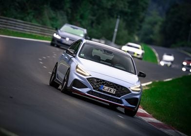 Hyundai i30 N on Race Track