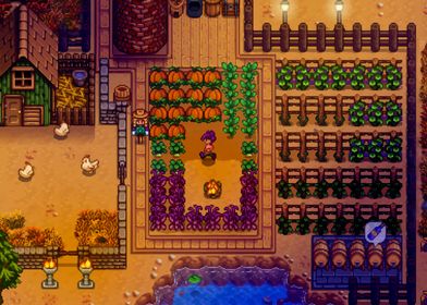 Stardew Valley Farm Scene