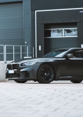 Black BMW Sedan