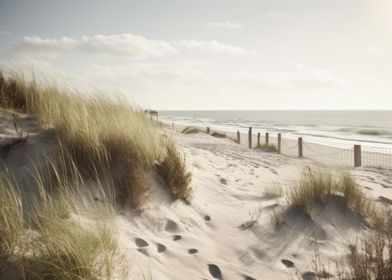 Sandy Sea Beach Dunes