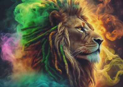 Rasta lion #2