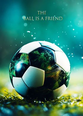 Soccer Ball with Quote