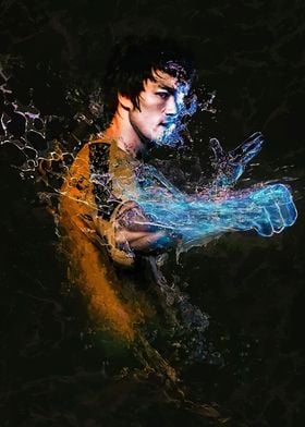 Bruce Lee Water Art