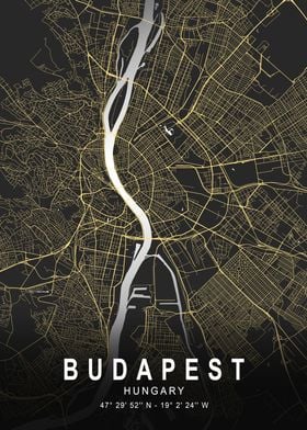 Budapest City Map