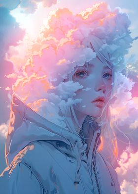 Cloud Anime Girl 