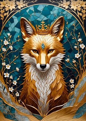 Golden Fox Kitsune