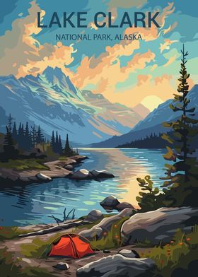 Lake Clark National Park Poster