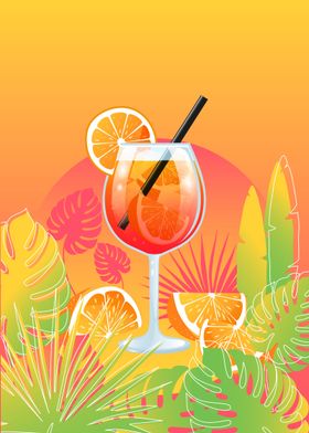 Summer Cocktail Aperol Spritz