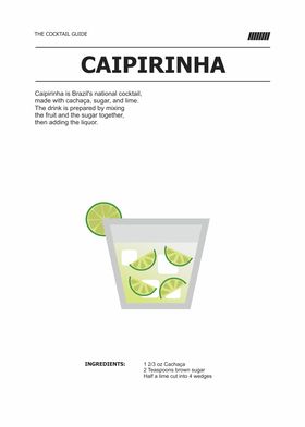 Caipirinha Cocktail Recipe