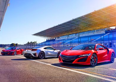 Honda NSX Race Cars