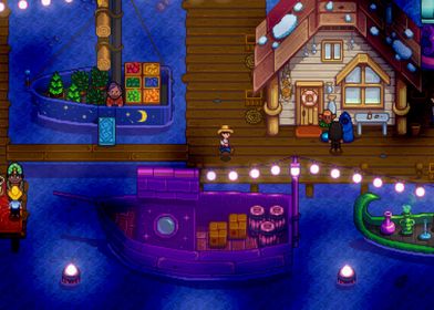 Stardew Valley Night Marke