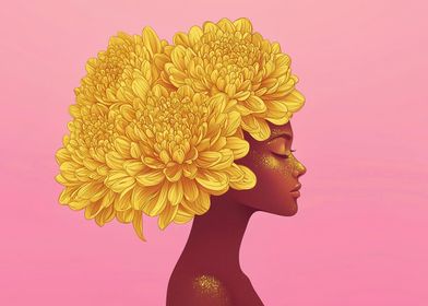 Floral Afro